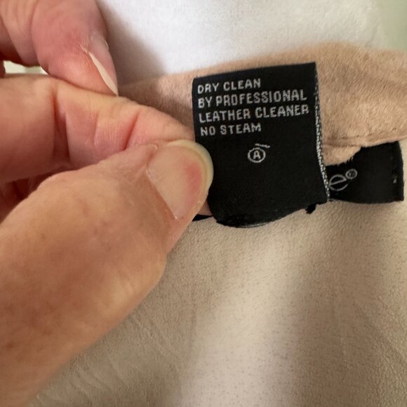 Karen Kane Suede Leather Unlined Jacket, Size Large - Picture 5 of 7